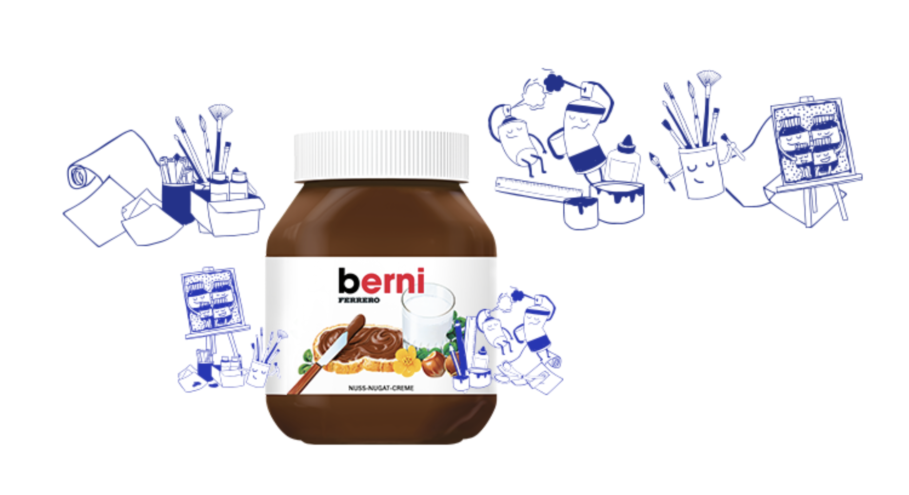 ZUM-GOLDENEN_HIRSCHEN_Stefanie-Hilker_Creative-Director_NUTELLA_FERRERO_dein_nutella_Illu